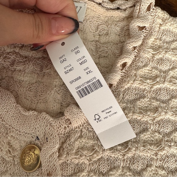 NWT J.Crew Textured crochet lady jacket - Picture 9 of 13